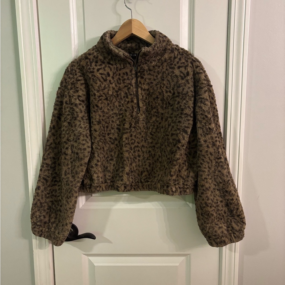 Timing Brown Leopard Jacket